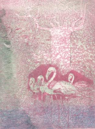 Antwerpen geschilderd en geschreven – Een symbiose - Texte de Monika Van Paemel, 4 gravures à l’aquatinte – 110 exemplaires, Editions Kredietbank – Antwerpen